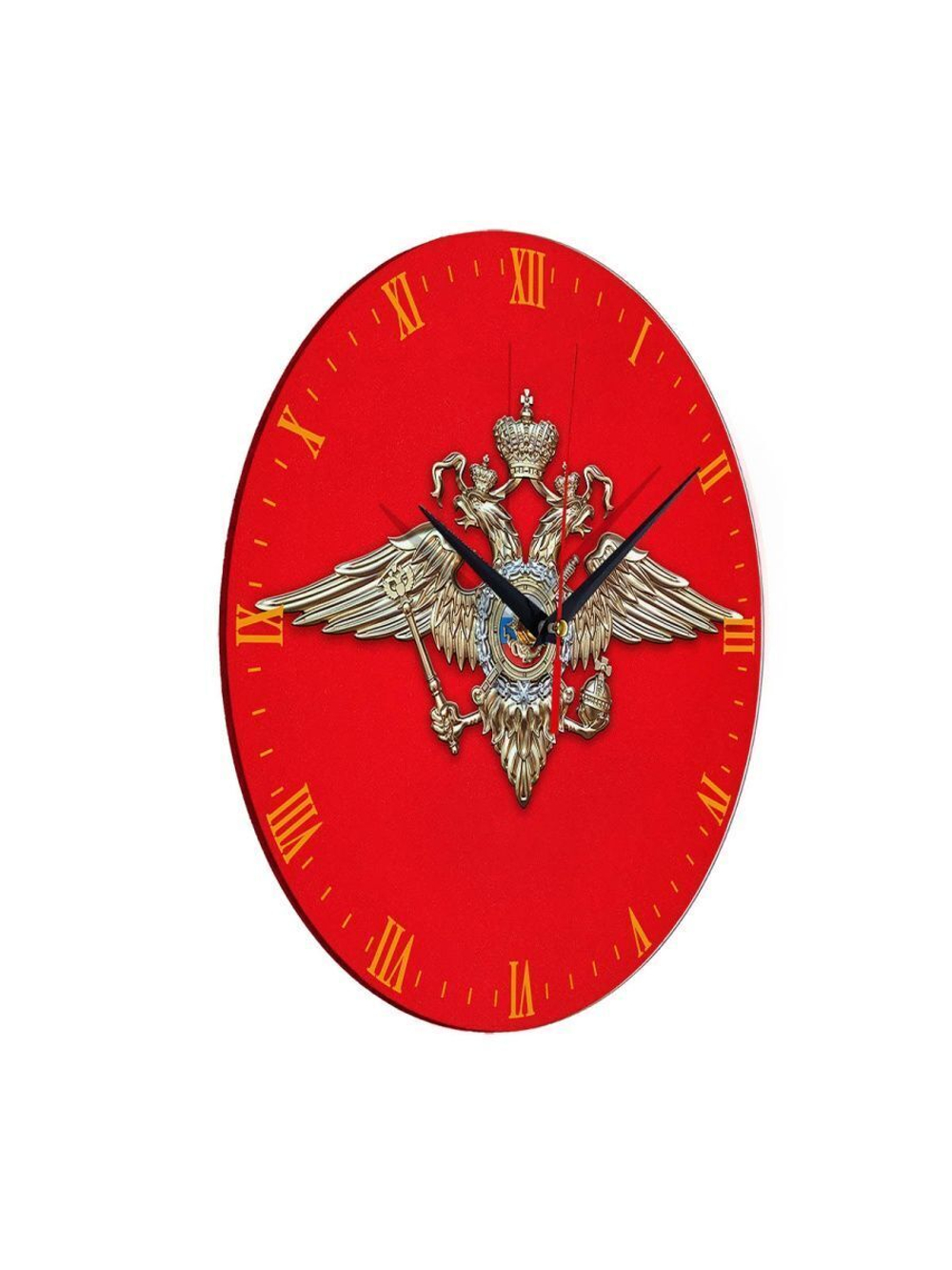 Настенные часы "символика МВД 3d"