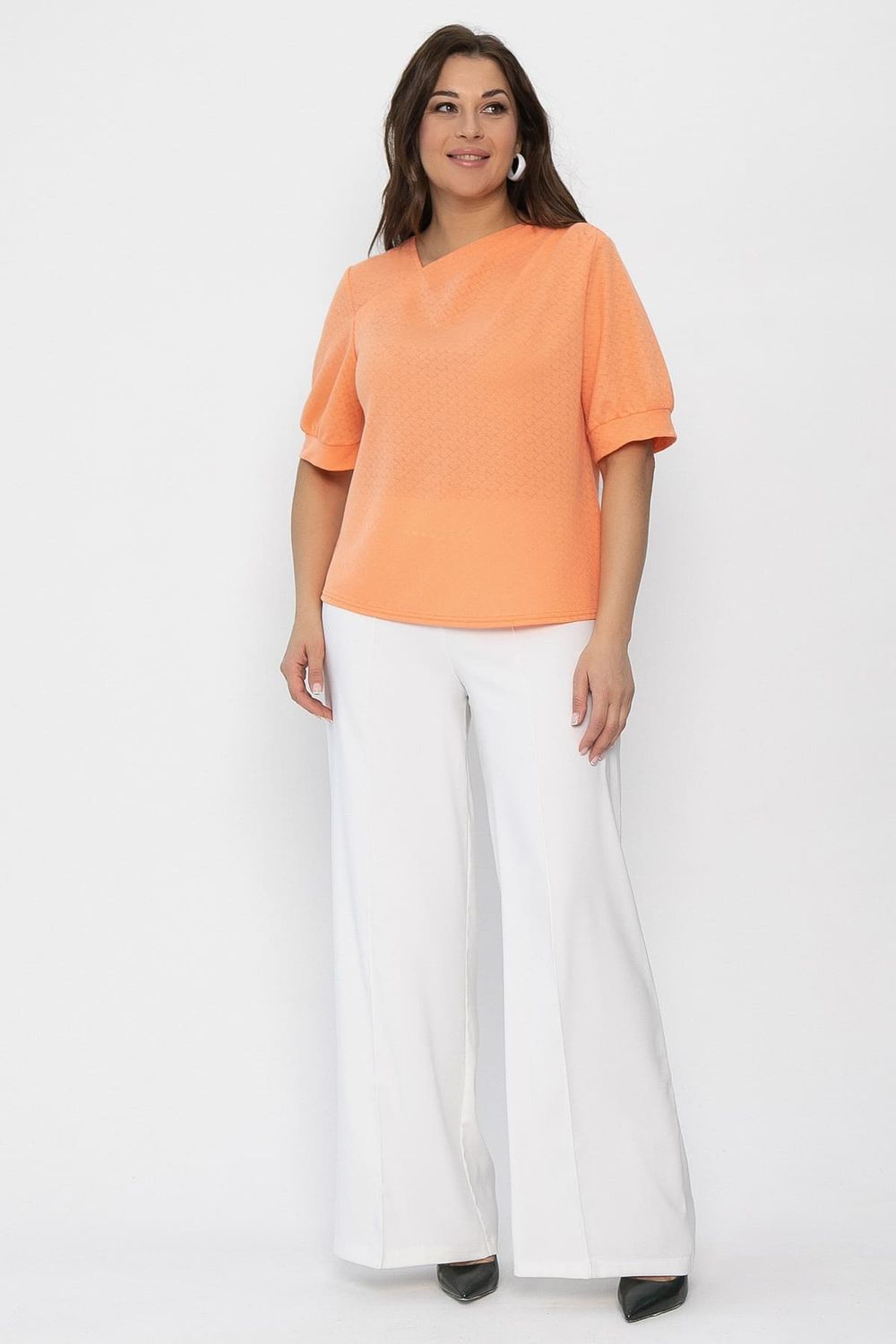 Блуза Лара (оранжевая) Б13855-3М LT Collection