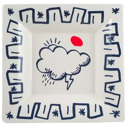 Мелочница квадратная Archipel Sentimental Cloud (22 см)