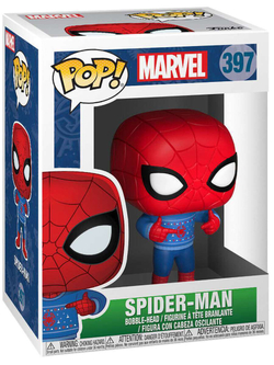 Фигурка Funko POP! Bobble Marvel Holiday Spider-Man w/ Ugly Sweater (397) 33983