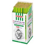 Карандаш чернографитный ПИФАГОР, 1 шт., НВ, пластиковый, корпус салатовый, без резинки, 181444