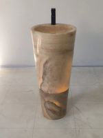 Раковина напольная из оникса Yellow ON-61358 (40*40*90)