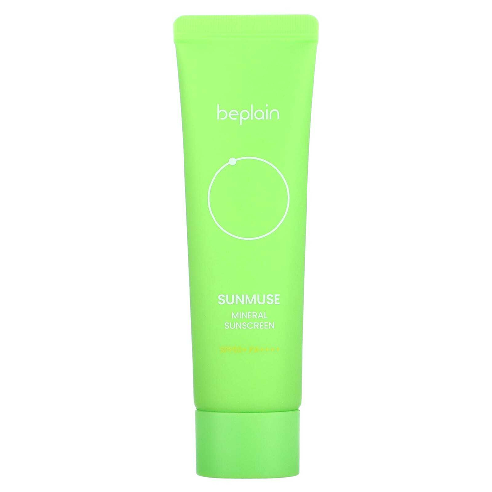 Beplain, Sunmuse, минеральное солнцезащитное средство, SPF 50+ PA ++++, 50 мл (1,69 жидк. унц.)