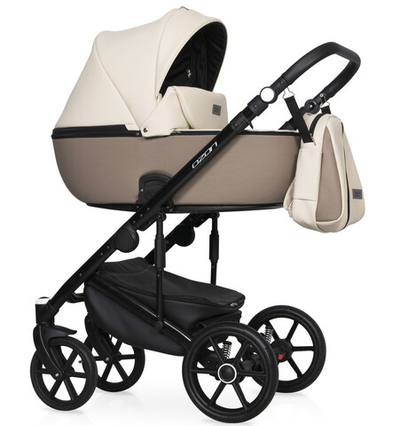 Детская коляска Riko Basic Ozon Ecco 3 в 1 25 слоновая кость-бежевый