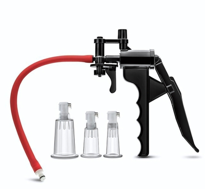 Набор помп для клитора и сосков Clitoris Pleasure and Enhancement System (Цвет: прозрачный)