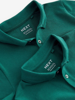Поло для мальчика Next N20-081, 2 шт., Темно-зеленый