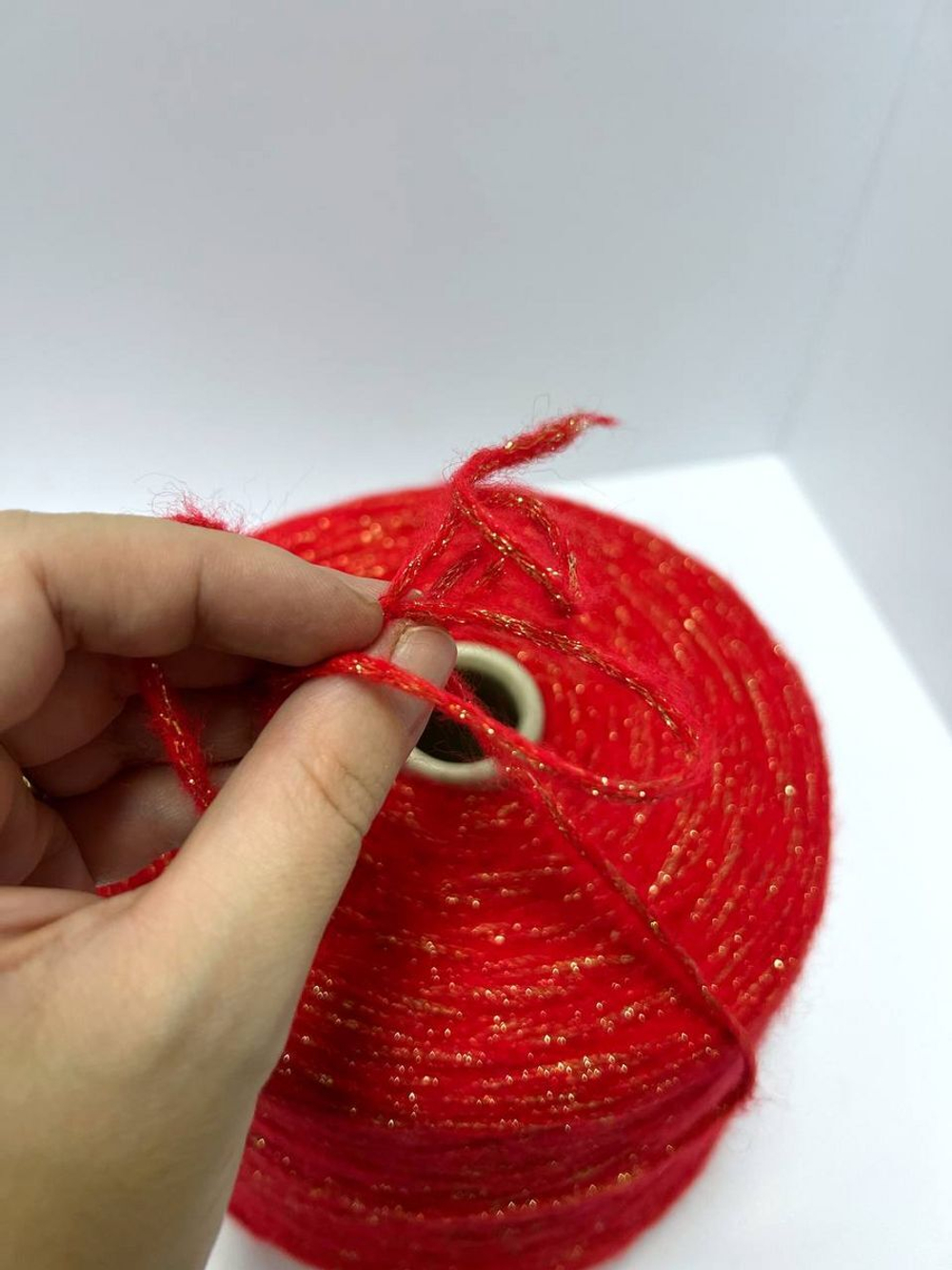 Пряжа шнур люрекс с мохером Спетакколо