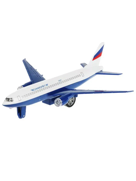 Игрушечный транспорт Самолет детский звук свет 18,5 см