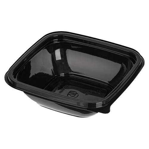 Контейнер 12/12 "Кубик" 250мл, Черный (ПЭТ) Упакс-Юнити (126*126*39) 1000шт/кор