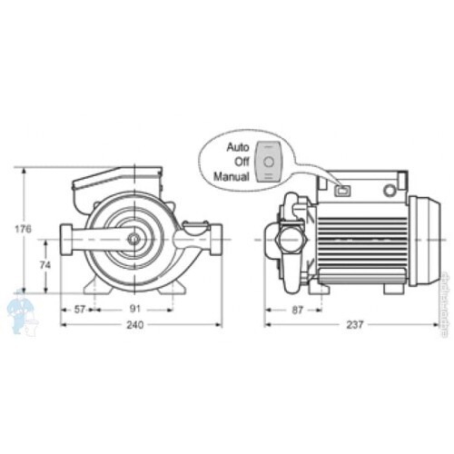 Насос WILO PB-201EA