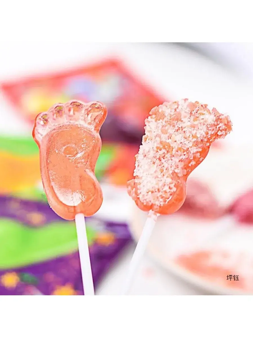 Леденец на палочке и взрывная карамель "Пяточки" 12 г * 3 шт