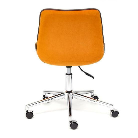Кресло Tetchair STYLE флок , оранжевый, 18