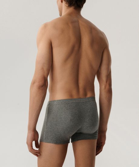 Трусы мужские боксеры (3 шт) Atlantic 3BMH-007, хлопок, черный + серый меланж + темно-серый меланж