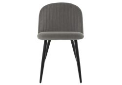 Стул на металлокаркасе Gabi 1 dark gray / black