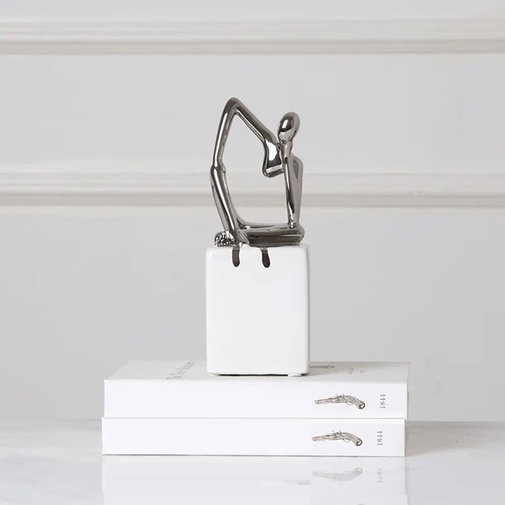 Статуэтка Man ornament silver