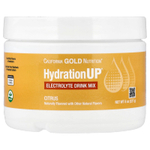 California Gold Nutrition, HydrationUP®, смесь для приготовления напитка с электролитами, с кальцием, калием, витаминами C и E, со вкусом цитрусовых, 227 г (8 унций)