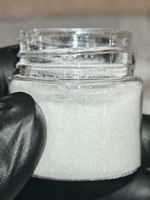 Блёстки Глиттер 301-02мм Белый прозрачный глянец - универсальные