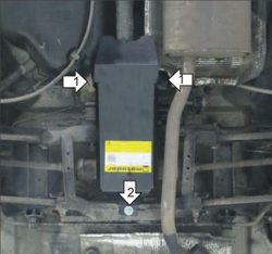 Защита стальная 2 мм ЗДф Renault Duster; Kaptur; Arkana MOTODOR.01732