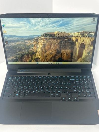 Ноутбук игровой Lenovo IdeaPad Gaming 3 15IMH05 (81Y400VERU) 15.6"/Intel Core i7 10750H/RAM 16GB/SSD 512GB/GeForce GTX 1650 Ti 4GB/1920x1080/IPS 120Hz/Windows 11/Подсветка кл-ры: LED/Черный. Состояние: C1