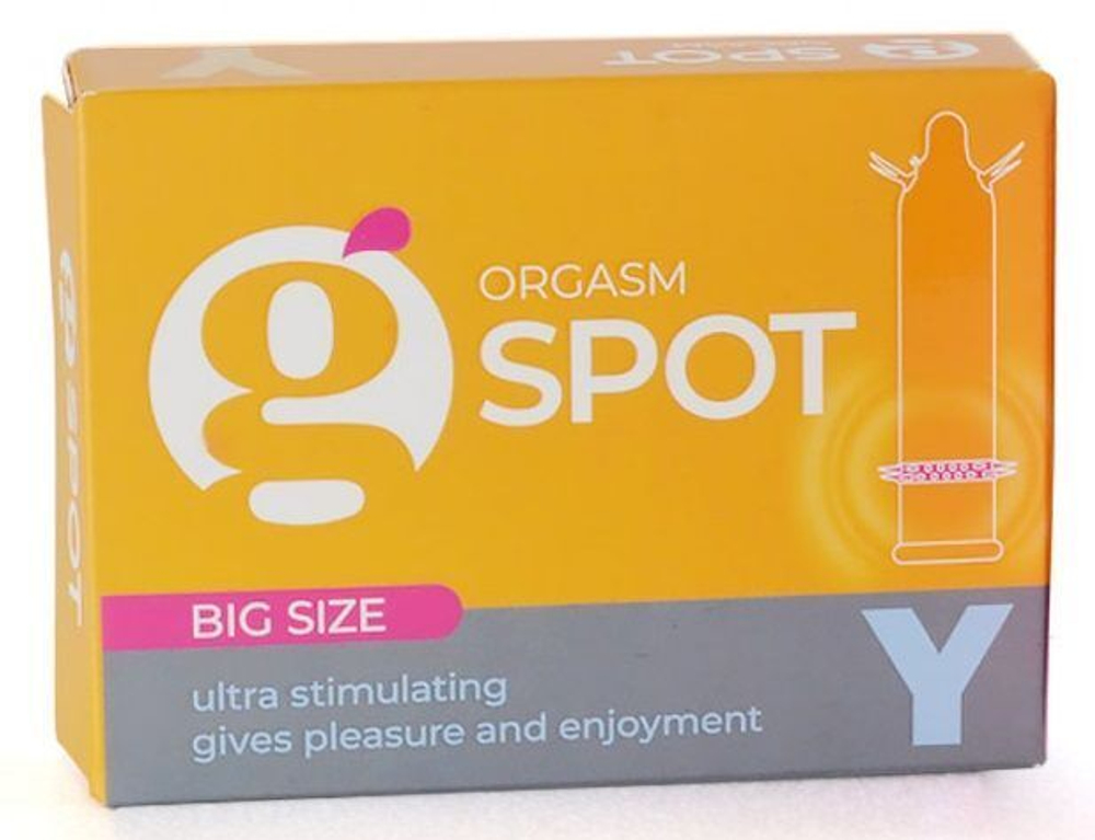 Стимулирующая насадка G-Spot Y Big size (Цвет: прозрачный)