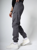 Брюки карго с передними карманами Город Горький серый графит