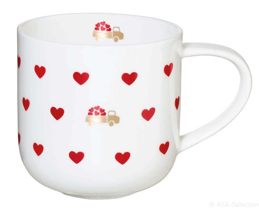 ASA - Кружка Coppa Gold 400 мл Truck of Love / артикул   19461014  / GTIN 4024433016274