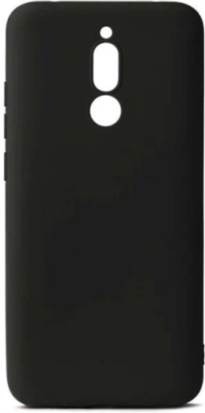 Накладка Silicone Case для Xiaomi Redmi 8 (Черный)