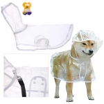 Дождевик для мелких пород собак «KOMFORT», прозрачный, р S