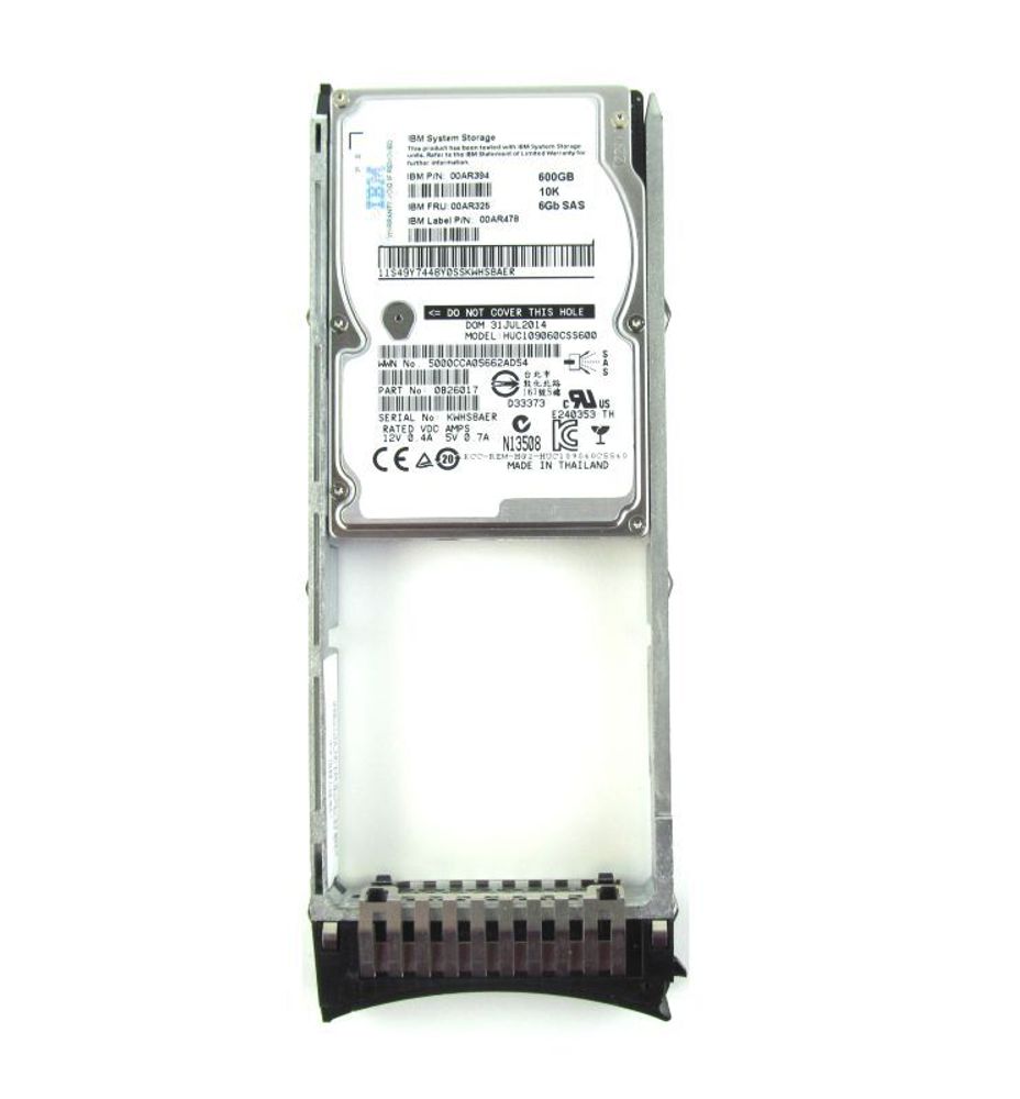 Жесткий диск IBM 2,5&quot;600GB 6G 10K SAS V7000 G2 00AR478