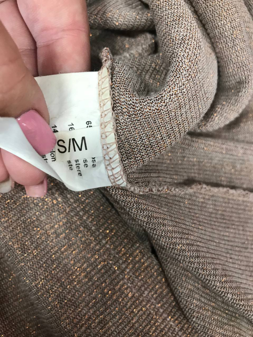 Топ Vicolo блестящий, маркировка S/М, визуально на 44/46 размер