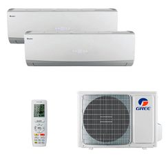Мультисплит система на 2 комнаты Gree GWH07QAXA-K6DNC2C/I x 2 / GWHD(14)NK6OO (LC)(LH)