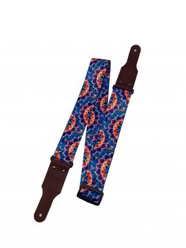 FL40164PA PolyArt Ремень для гитары, полиэстер, калейдоскоп, Fidel