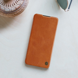 Кожаный чехол-книжка Nillkin Leather Qin для Xiaomi Poco M4 Pro 5G