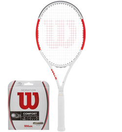 Теннисная ракетка Wilson Six.One Team 95 - струныnięta