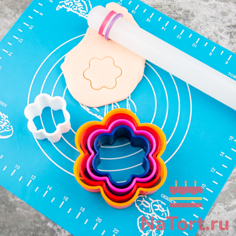 Набор форм для печенья «Цветок», 5 шт