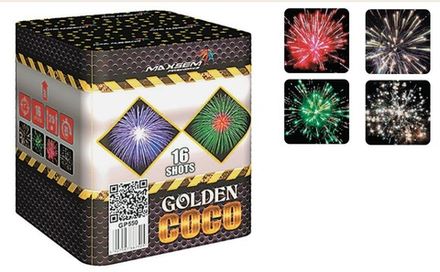 Батарея салютов "Golden Coco" GP550 16 залпов * 1"  (1/24)