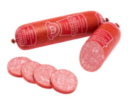 Колбаса варено-копченая "Сервелат Пражский" Волковысск