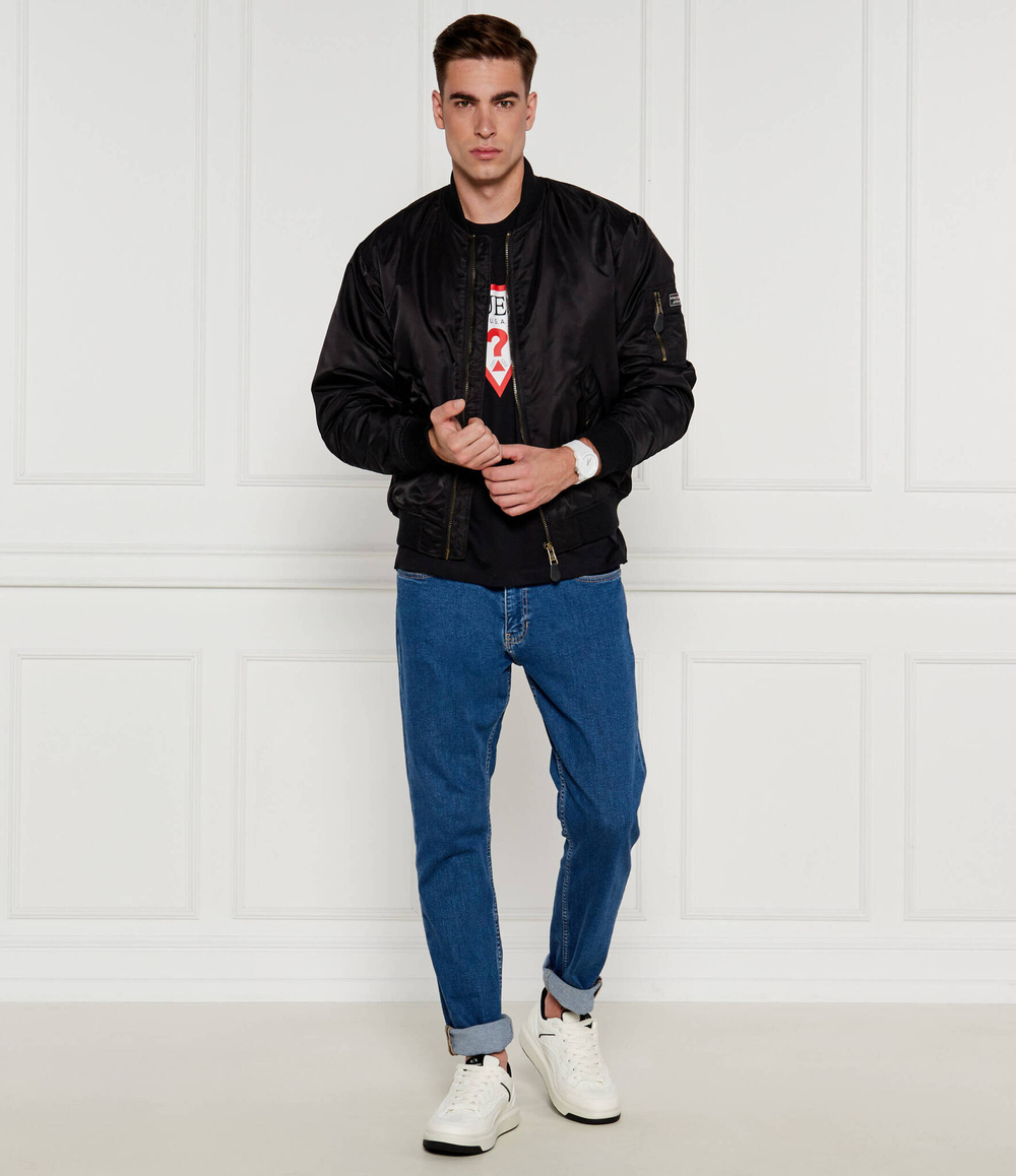 Куртка бомбер Guess Jeans - черный(M4YL01 WG932)
