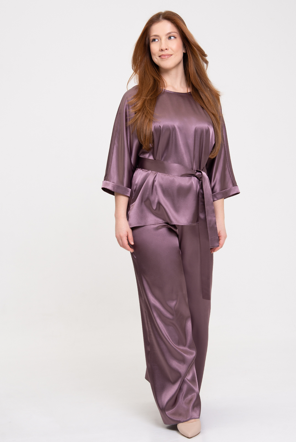 Туника 4728За, коричневый #270Кор204728За