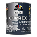 Грунт-эмаль по ржавчине 3 в 1 Dufa CORREX RAL 6005 зеленый мох глянцевая 2 л