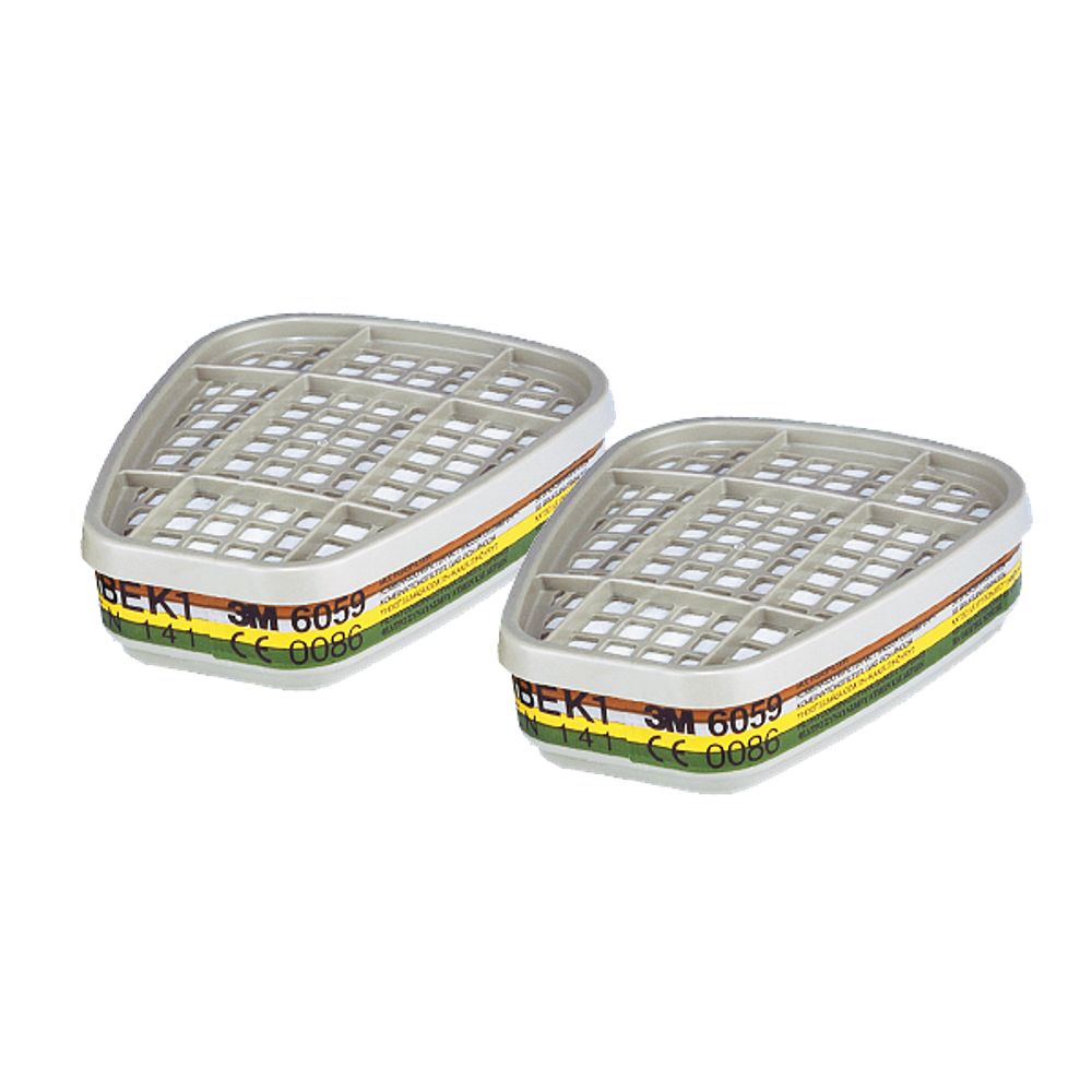 Фильтр 3М модель 6059 класс защиты ABEK1, 64 шт/упак