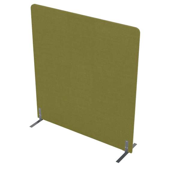 011.МПО.1316 Акустическая мобильная перегородка на стационарных опорах (1350*450*1600)