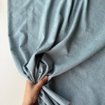 Хлопковый жаккард Пыльный голубой