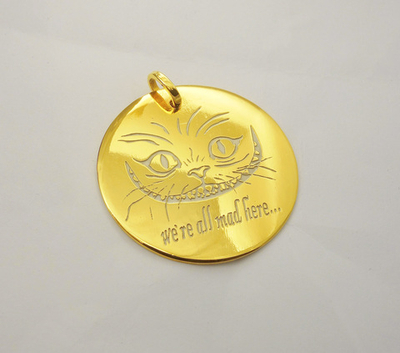 Медальон "Чеширский кот". Златоуст