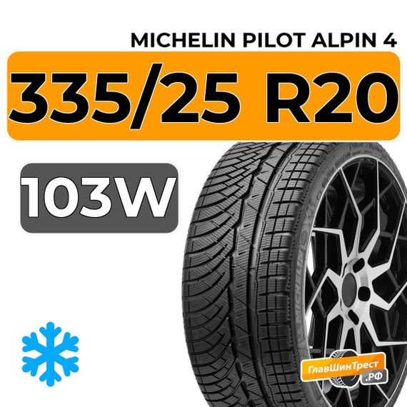 Michelin Pilot Alpin 4 335/25 R20 103W XL