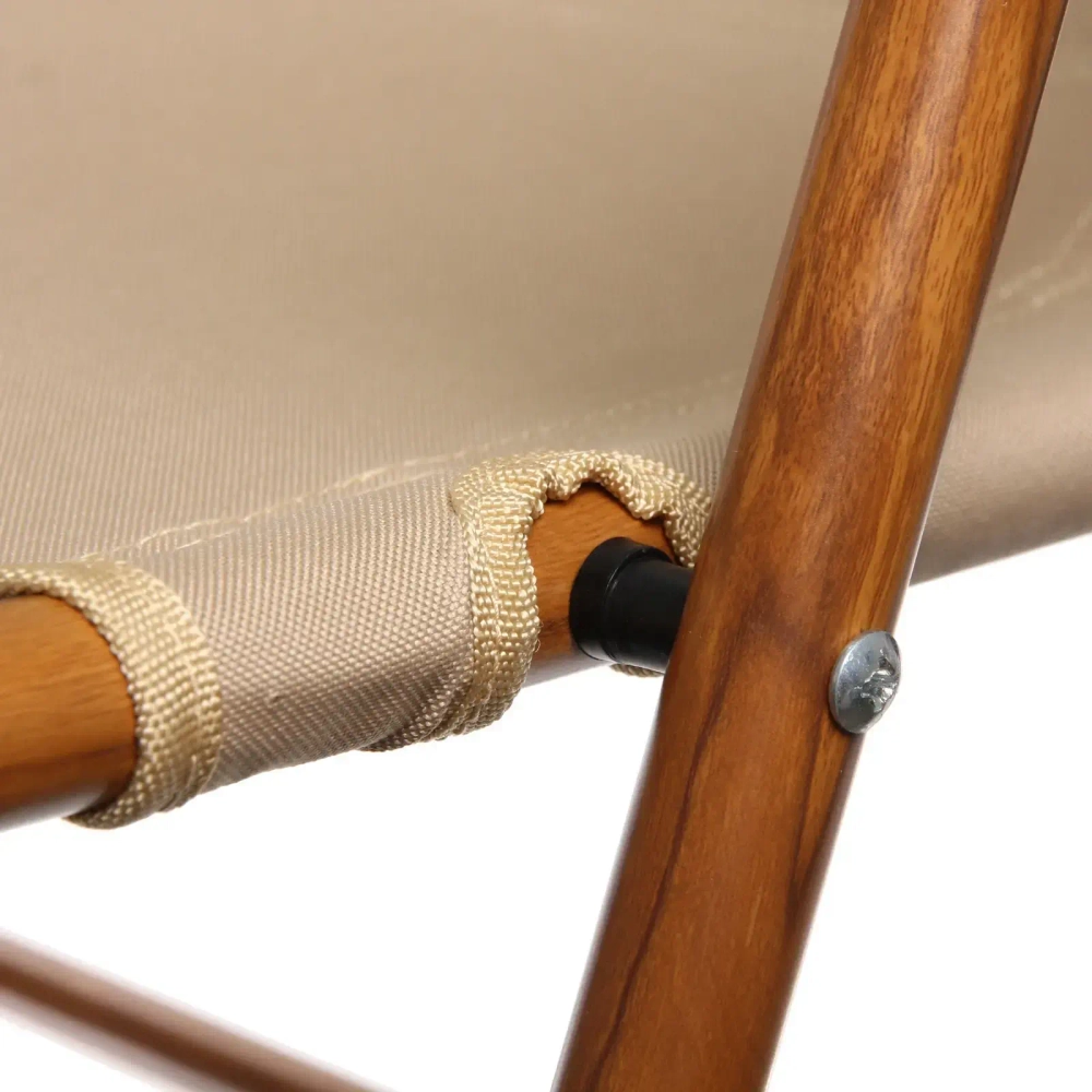 Кресло складное 2-местное с подлокотниками до 160 кг, 113*46*75 см, цвет: бежевый, каркас алюминий, ТуристМастер