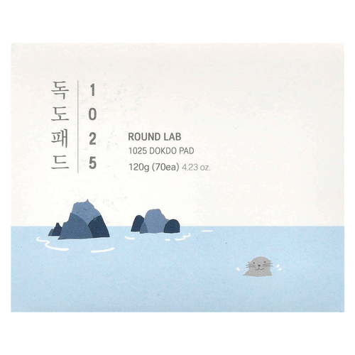 Round Lab, 1025 Dokdo Pad, 70 таблеток, 120 г (4,23 унции)