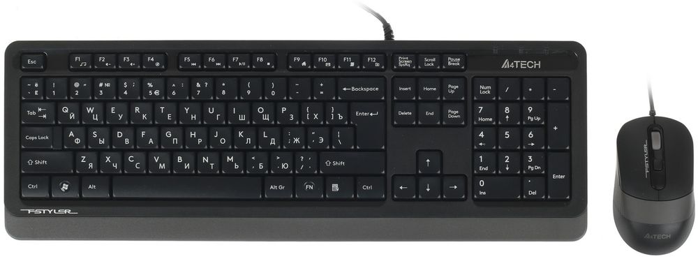 Клавиатура A4Tech Fstyler F1010 черный
