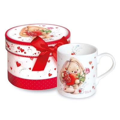 Кружка 200мл. Зайка Ми с сердцем
