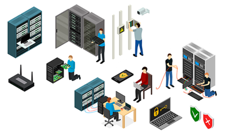 Подбор комплектующих, закупка и настройка сервера.